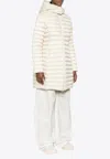 Moncler Ige Hooded Lightweight Short Down Jacket Clothing In White