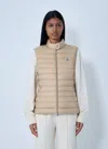 Moncler Igens Down Vest In Sand