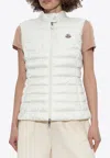 Moncler Igens Logo Patch Down Vest In White