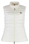 Moncler Padded Sleeveless High Neck Bodywarmer In White