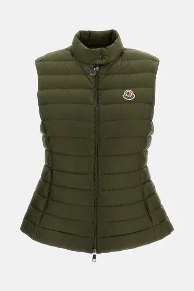 Moncler Igens Puffer Vest In Green
