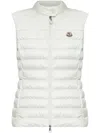 Moncler Igens Logo Patch Quilted Vest In White