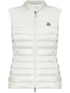 Moncler Igens Logo Patch Quilted Vest In White
