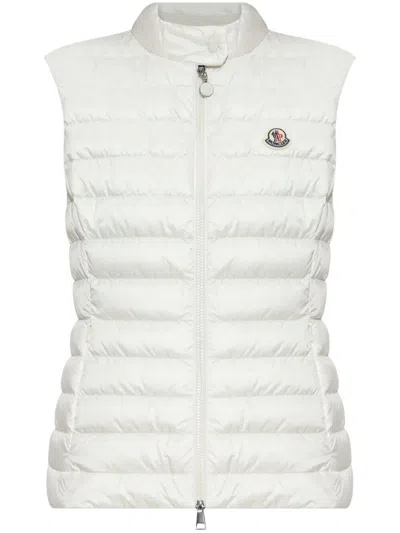 Moncler Igens Tailored And Lightweight Down Vest Clothing In White