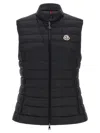 Moncler Igens Quilted Longue Gilets In Black