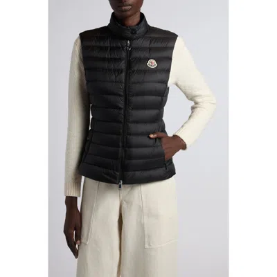 Moncler Igens Water Repellent Down Puffer Vest In Black