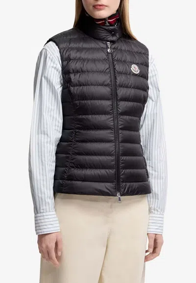 Moncler Igens Zip-up Vest In Black
