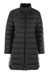 Moncler Igesse - Midi Down Jacket In Black