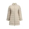 Moncler Midi Puffer Jacket High Collar