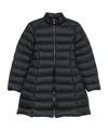Moncler Igesse Long Down Jacket In Blue