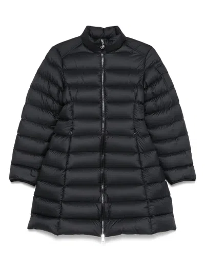 Moncler Igesse Long Coat In Black
