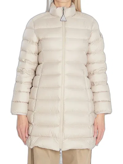 Moncler Igesse Long Coat In White