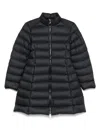 Moncler Igesse Long Down Jacket In Blue