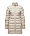 Moncler Igesse Mid-length Down Jacket In Neutral
