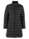 Moncler Midi Igesse Puffer Jacket In Black