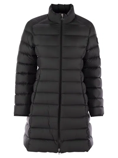 Moncler Igesse Midi Down Jacket In Black