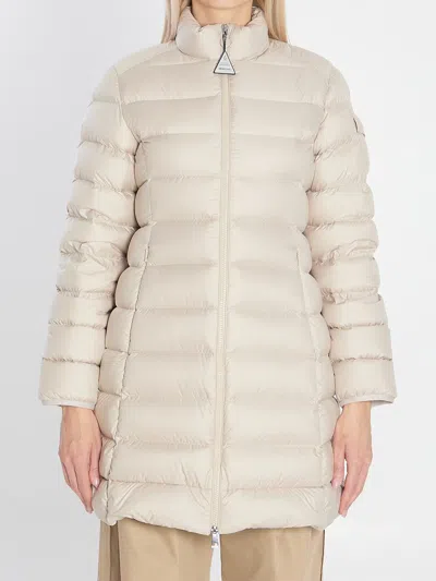 Moncler Igesse Midi Puffer Jacket In Neutral