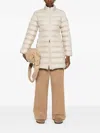 Moncler Igesse Quilted Coat In Neutral
