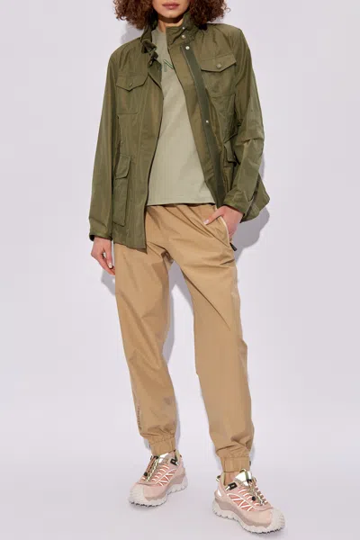 Moncler ‘ilo' Hooded Jacket In Green