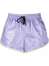 Moncler Polartec® Insulated Nylon Ripstop Shorts In Purple