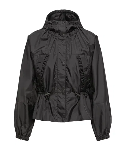 MONCLER IMAGINAIRE CANVAS SHORT PARKA