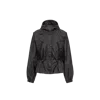 Moncler Imaginaire Short Nylon Canvas Parka In Black