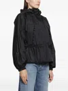 Moncler Imaginaire Short Nylon Canvas Parka In Yellow