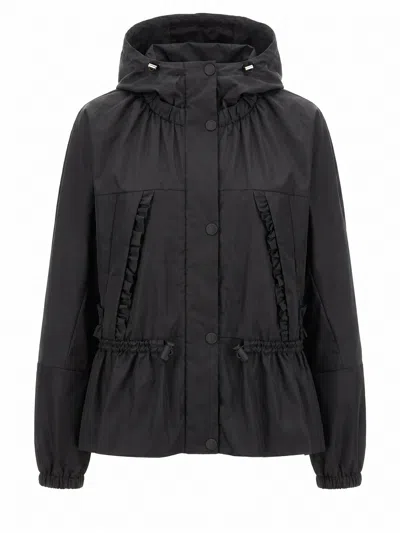 Moncler `imaginaire` Short Parka In Black