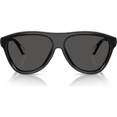 Moncler Incline 59mm Pilot Sunglasses In Black