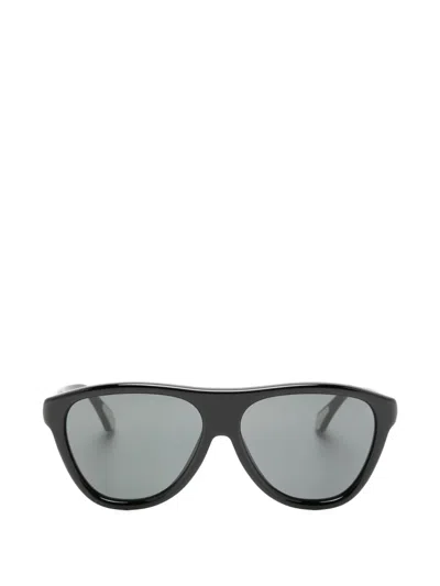 Moncler Incline Pilot-frame Sunglasses In Black