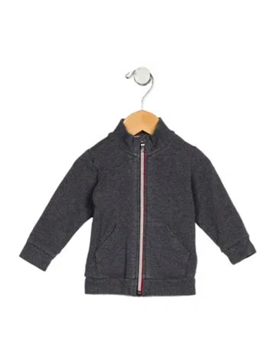 Pre-owned Moncler Babies' Infant Boys' Long Sleeve Sweater In Grey