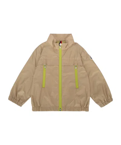 Moncler Iniko Rainwear Jacket In Nude