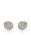 Moncler Injected Furturo Me8005 Sunglasses In White