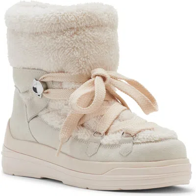 MONCLER MONCLER INSOLUX FAUX FUR TRIM SNOW BOOT