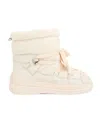 Moncler Insolux Suede Snow Boots In Ivory