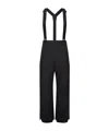 Moncler Adjustable Strap Nylon Technical Pants In Black