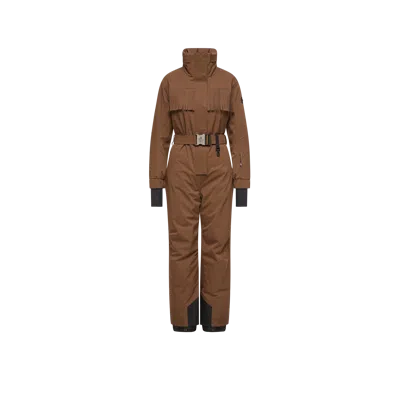 Moncler Insulated Ski Suit, Women, Brown, Size: L