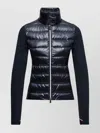 Moncler Insulated Zip Sweatshirt For Outdoor Activities In Black
