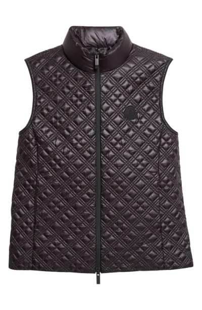 Moncler Interiorite Quilted Down Ripstop Vest In Black