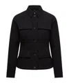 Moncler Interlock Long Sleeve Shirt In Black