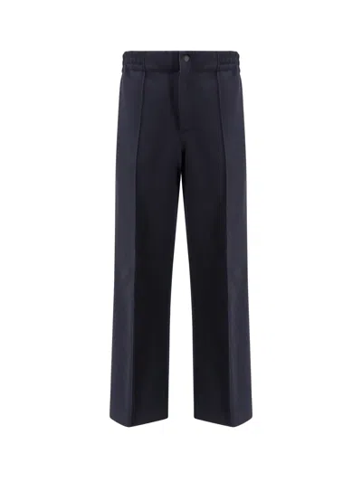 MONCLER INTERLOCK TROUSERS WITH EMBOSSED LOGO