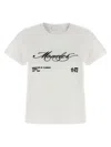 Moncler Intricate Embroidery Detail Cotton Jersey T-shirt In White