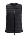 Moncler Irigny Down Vest In Black