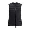 Moncler Irigny Down Vest In Black