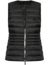 Moncler Irigny Down Vest In Black