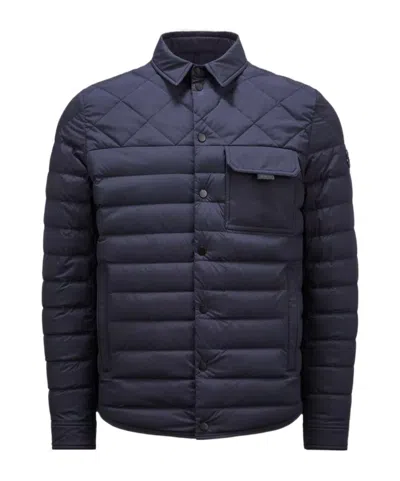 Moncler Iseran Padded Jacket In Blue
