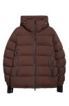 Moncler Isorno Hooded Down Ski Jacket In Purple
