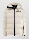 Moncler Isorno Technical Nylon Down Jacket In Neutral