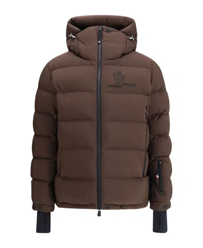 Moncler Isorno Jacket In Brown