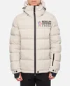 Moncler 'pramint' White Technical Nylon Down Jacket In White